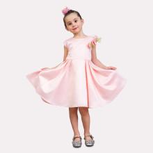 Shein Girls Flower Decoration Box Pleated Dress