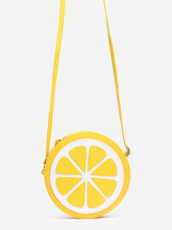 Shein Yellow Lemon Shaped Crossbody Bag