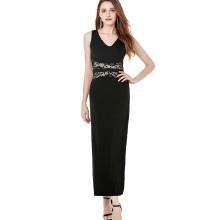 Shein Lace Contrast Split Side Tank Dress