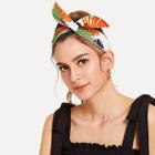 Shein Leaf Print Headband
