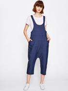 Shein Drop Crotch Overall Pants