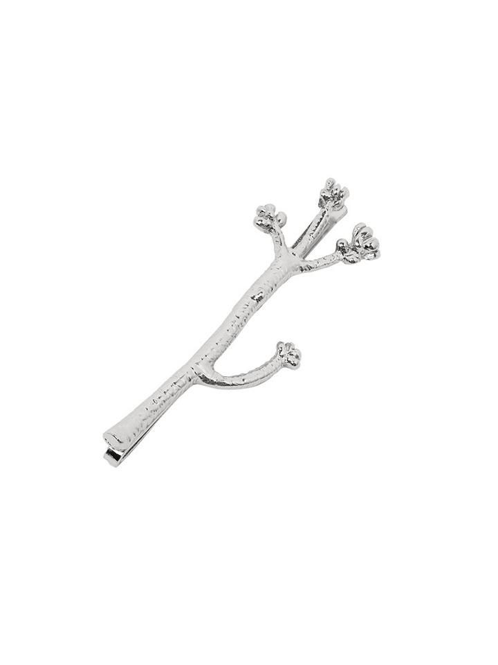 Shein Silver Tree Branch Bobby Pin 1pc