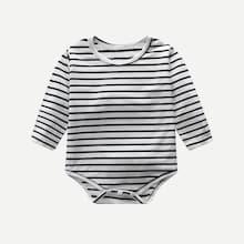 Shein Toddler Boys Striped Jumpsuit