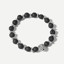 Shein Men Lion Detail Beaded Bracelet