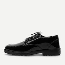 Shein Men Lace Up Patent Shoes