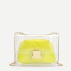 Shein Clear Design Chain Bag With Inner Pouch