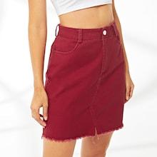 Shein Raw Hem Skirt