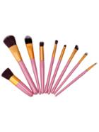 Shein 9pcs Pink Professional Makeup Brush Set