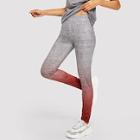 Shein Wide Waistband Ombre Leggings