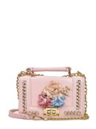 Shein Flower Embellished Chain Bag With Faux Pearl