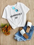 Shein Feminist Af T-shirt