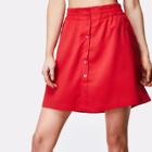 Shein Button Up Solid Skirt