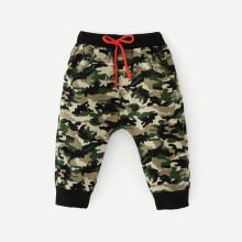 Shein Boys Camo Drawstring Pants