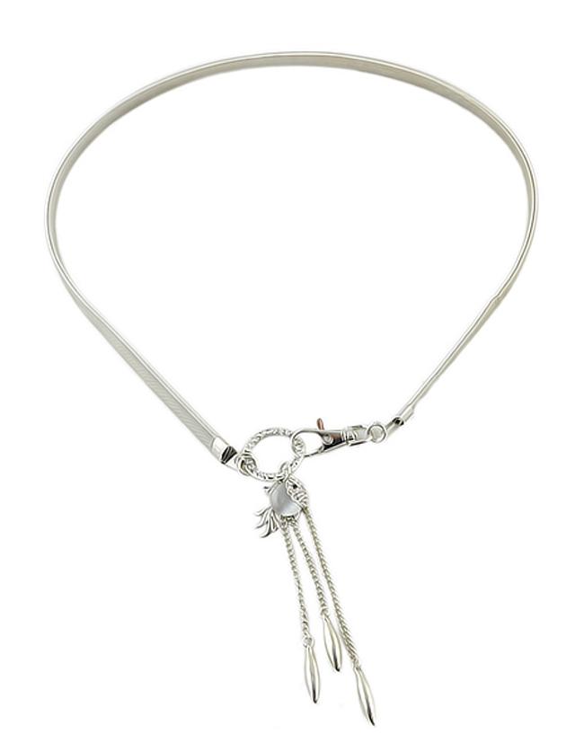 Shein Silver Dress Thin Belt