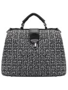 Shein Black Push Lock Stereotypes Bag