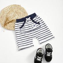 Shein Boys Striped Drawstring Waist Shorts