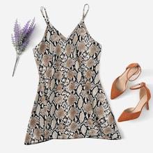 Shein Snake Skin Cami Dress
