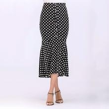 Shein Button Polka Dot Skirt