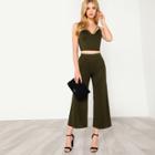 Shein Strappy Neck Cami Top & Pants Co-ord