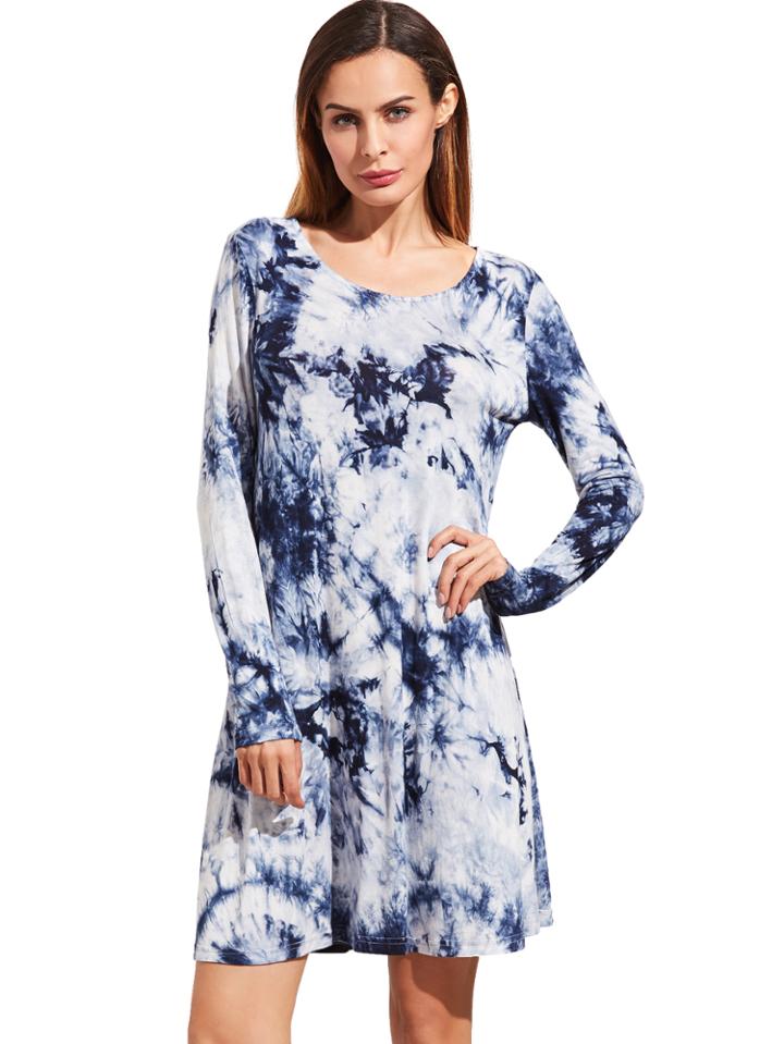 Shein Tie-dye Tee Dress