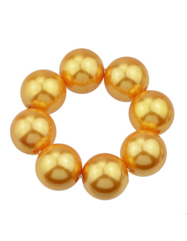 Shein Gold Pearl Elastic Hair Accessory