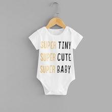 Shein Toddler Girls Letter Print Romper
