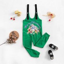 Shein Boys Cartoon & Letter Print Jumpsuit