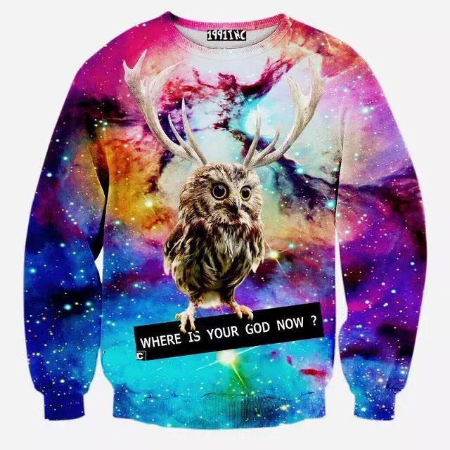 Shein 3d Printing Star Sweatshirts