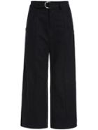 Shein Black Wide Leg Woolen Pant