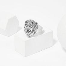 Shein Men Lion Decorated Ring