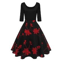 Shein Plum Blossom Print Dress