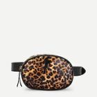 Shein Leopard Pattern Pu Bum Bag