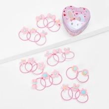 Shein Toddler Girls Star Decorated Hair Tie 20pcs