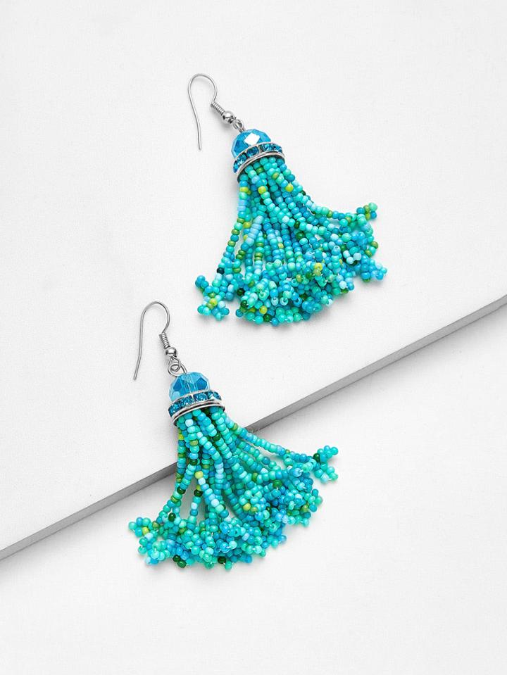 Shein Beaded Drop Earrings