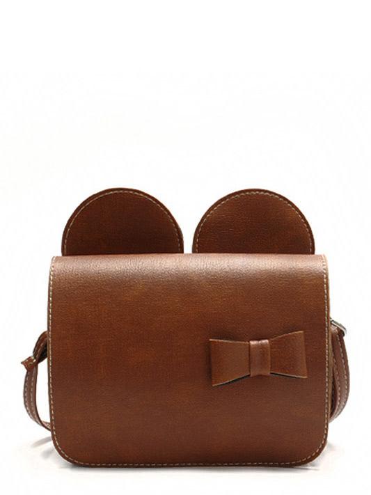 Shein Bow Detail Shoulder Bag With Ear Design