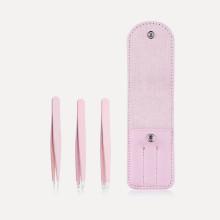 Shein Eyebrow Tweezers Set 3pcs With Bag