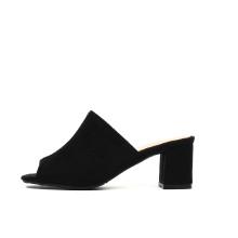 Shein Peep Toe Heeled Mules