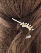 Shein Rhinestone Crown Shape Hair Clips