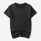Shein Men Lightning Bolt Print T-shirt