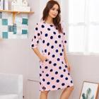 Shein Polka Dot Sleep Dress