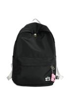 Shein Pocket Front Backpack With Camera Charm