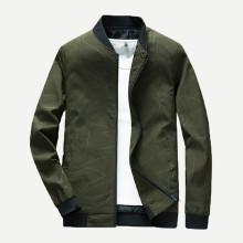 Shein Men Abstract Plain Jacket