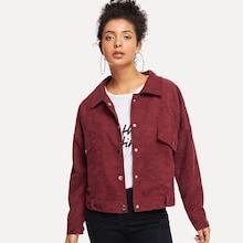 Shein Corduroy Solid Jacket