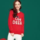 Shein Christmas Lettering Sweater