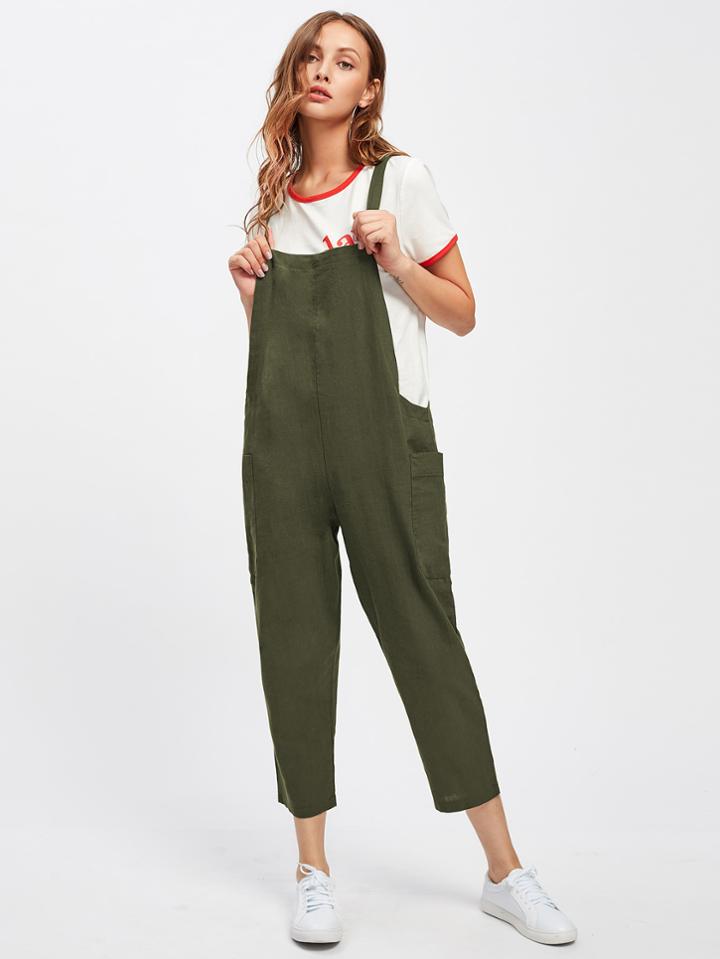 Shein Pocket Side Overall Pants