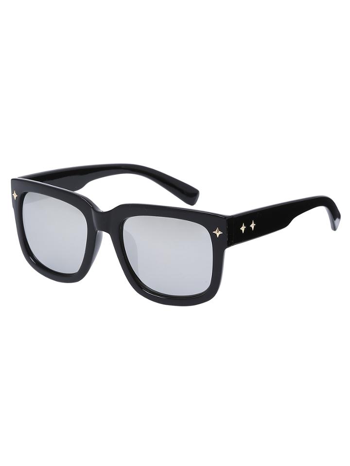 Shein Mercury Lenses Oversized Square Sunglasses