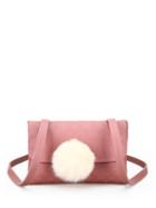 Shein Faux Fur Ball Flap Bag