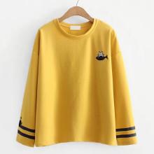 Shein Drop Shoulder Cartoon Embroidered Tee
