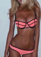 Shein Red Two-piece Bikini