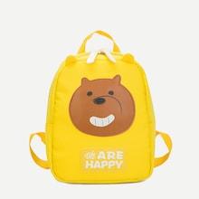 Shein Kids Animal Patch Decor Backpack